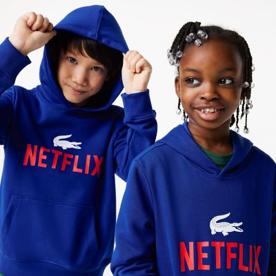 Ｌａｃｏｓｔｅ ｘ Ｎｅｔｆｌｉｘ』 キッズスウェットフーディー