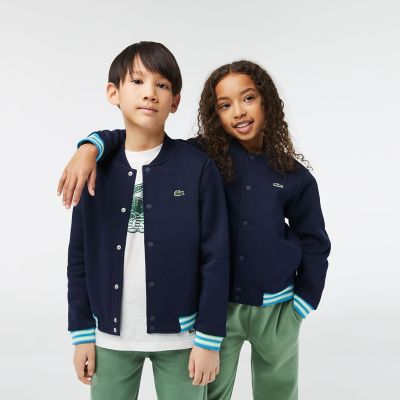 ＜LACOSTE＞ＢＯＹＳ　スウェットバーシティジャケット