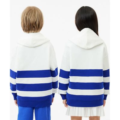 オーガニックコットン　パネルボーダーグラフィックスウェットフーディー