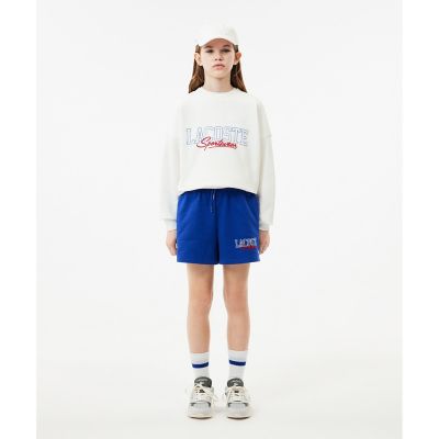 オーガニックコットン　裏パイル　カレッジネームクルーネックスウェット　トレーナー