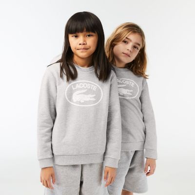 ＜LACOSTE＞ＫＩＤＳパイルクロッククルーネックスウェット