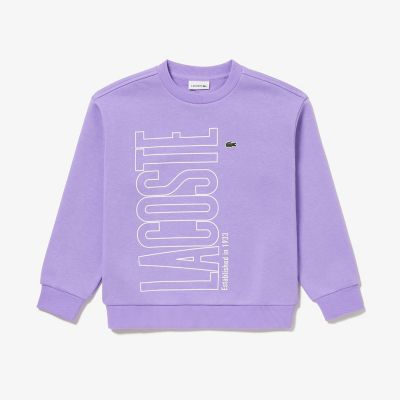 ＜LACOSTE＞ＫＩＤＳオーバーサイズブランドネームロゴクルーネックスウェット