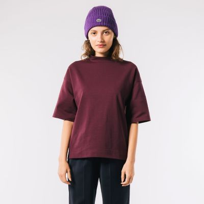 モックネックミラノリブニットTシャツ | LACOSTE/ラコステ