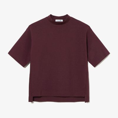 美品　FR2GOLF ニットモックネックTシャツ L モックネックミラノリブニットTシャツ | LACOSTE/ラコステ