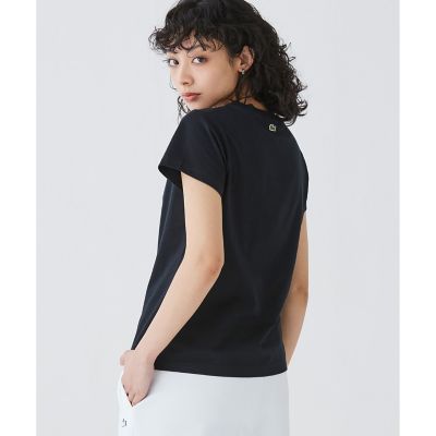 コンパクトブランドネーム刺繍ロゴ　半袖Ｔシャツ