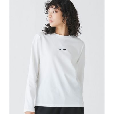 ワンポイントロゴ刺繍長袖Ｔシャツ