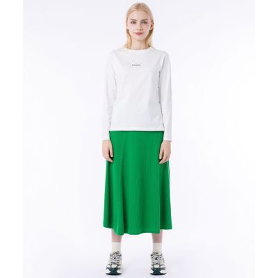 ワンポイントロゴ刺繍長袖Ｔシャツ