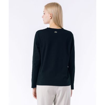 ワンポイントロゴ刺繍長袖Ｔシャツ