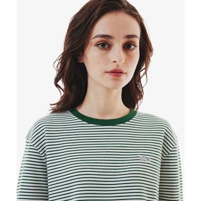 LACOSTE / ラコステ ワッフルボーダーTシャツ ワッフルボーダーTシャツ | LACOSTE/ラコステ | 三越伊勢丹