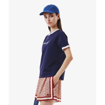 ステッチネーミングリンガーＴシャツ
