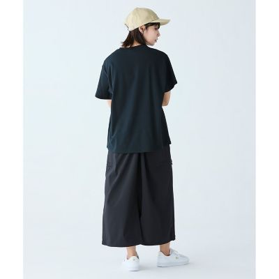 【オンライン限定】ＬＡＣＯＳＴＥ　スクリプトネームロゴ　　ルーズシルエットハーフスリーブＴシャツ