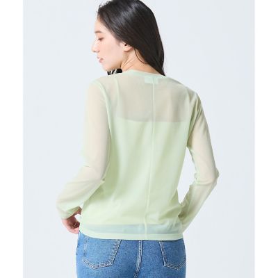 レイヤードシアートップス キャミソール付き | LACOSTE/ラコステ