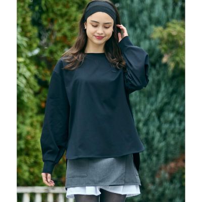 オンライン限定】LACOSTE バルーンスリーブ サイドスリット