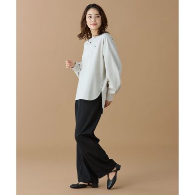 オンライン限定】LACOSTE バルーンスリーブ サイドスリット