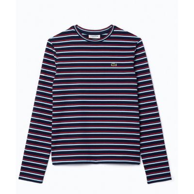 LACOSTE/ラコステ ベーシックボーダーロングスリーブTシャツ