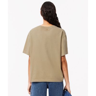 ヘビーウェイト　オーバーサイズ　テニスボールパッチウォッシュド半袖Ｔシャツ