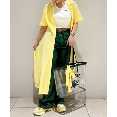 ワンポイントロゴ エッセンシャルリブニットタンクトップ | LACOSTE