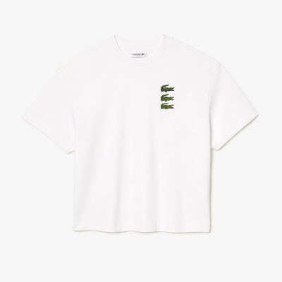 ＜LACOSTE＞タイムラインクロックワイドＴシャツ