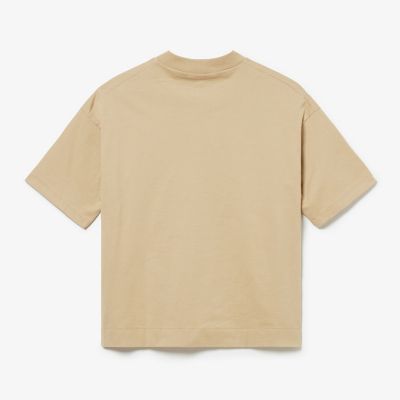 リラックスフィットモックネックハーフスリーブＴシャツ