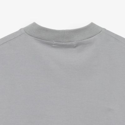 リラックスフィットモックネックハーフスリーブＴシャツ