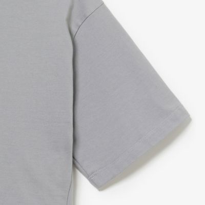 リラックスフィットモックネックハーフスリーブＴシャツ