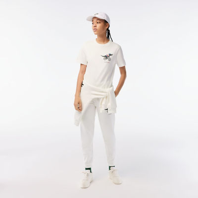 Ｌａｃｏｓｔｅ ｘ Ｎｅｔｆｌｉｘ』 アレンジワニロゴレディースＴ 