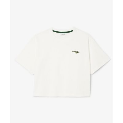 LACOSTE ラコステ ワニロゴ 半袖 LACOSTE ラコステ Lacoste 父の日 ビッグラコステ プリント