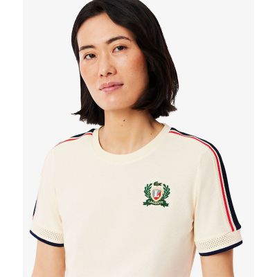 ショルダーメッシュバンド鹿の子半袖Ｔシャツ