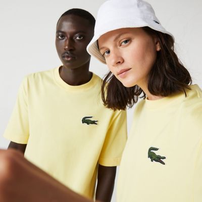 オーガニックコットンルーズフィットリアルクロコTシャツ | LACOSTE