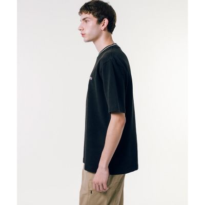 配色リブニットインディゴ鹿の子 半袖Tシャツ | LACOSTE/ラコステ