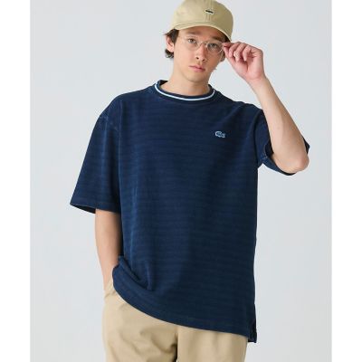 [LACOSTE/ラコステ] 配色リブライン 鹿の子Tシャツ LACOSTE/ラコステ] 配色リブライン 鹿の子Tシャツ（Tシャツ