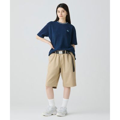配色リブニットインディゴ鹿の子 半袖Tシャツ | LACOSTE/ラコステ