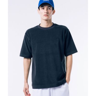 ＜LACOSTE＞オーバーサイズ　ハイゲージパイル地　半袖Ｔシャツ