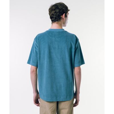 オーバーサイズ　ハイゲージパイル地　半袖Ｔシャツ