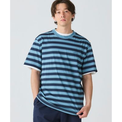 ■LACOSTE■ horizontal ボーダー ロゴ Tシャツ B:MING by BEAMS（ビーミング by ビームス）【別注】LACOSTE