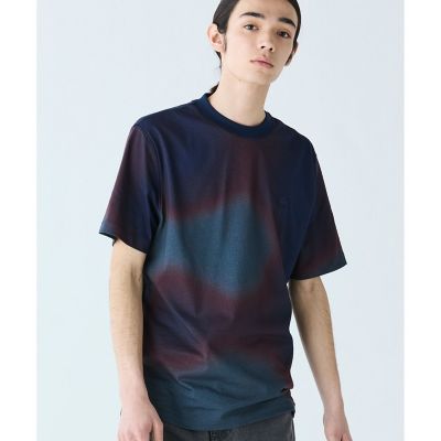 ＜LACOSTE＞オンブレテキスタイルクルーネック半袖Ｔシャツ