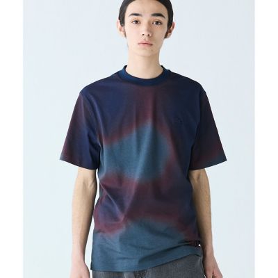 オンブレテキスタイルクルーネック半袖Ｔシャツ