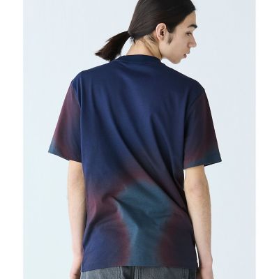 オンブレテキスタイルクルーネック半袖Ｔシャツ