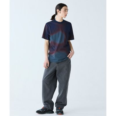 オンブレテキスタイルクルーネック半袖Ｔシャツ