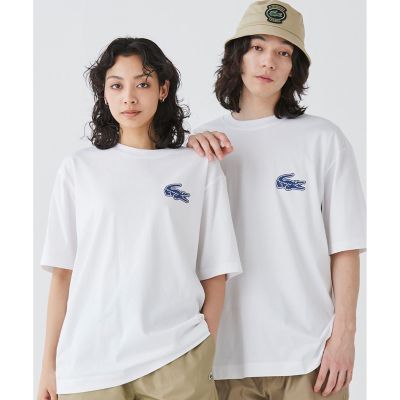 【オンライン限定】ＬＡＣＯＳＴＥ　オーバーサイズ　バック　プリント　Ｔシャツ