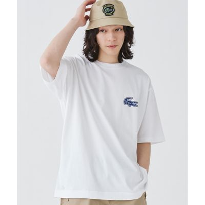 【オンライン限定】ＬＡＣＯＳＴＥ　オーバーサイズ　バック　プリント　Ｔシャツ