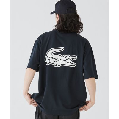 【オンライン限定】ＬＡＣＯＳＴＥ　オーバーサイズ　バック　プリント　Ｔシャツ