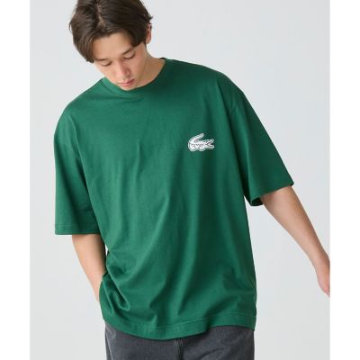 【オンライン限定】ＬＡＣＯＳＴＥ　オーバーサイズ　バック　プリント　Ｔシャツ