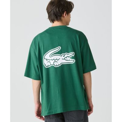 【オンライン限定】ＬＡＣＯＳＴＥ　オーバーサイズ　バック　プリント　Ｔシャツ