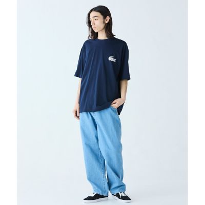 【オンライン限定】ＬＡＣＯＳＴＥ　オーバーサイズ　バック　プリント　Ｔシャツ