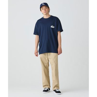 【オンライン限定】ＬＡＣＯＳＴＥ　オーバーサイズ　バック　プリント　Ｔシャツ