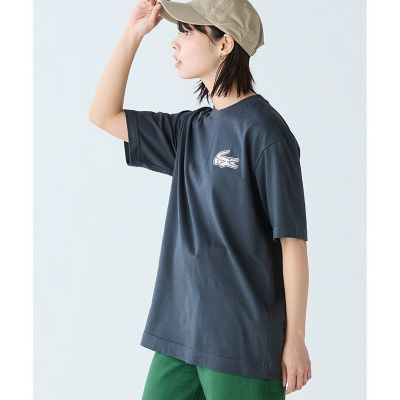 【オンライン限定】ＬＡＣＯＳＴＥ　オーバーサイズ　バック　プリント　Ｔシャツ