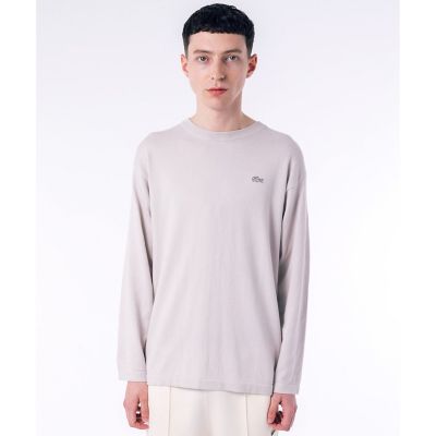 【SALE】LACOSTE/ラコステ ハイストレッチコットンニット長袖Tシャツ ストーン トップス【三越伊勢丹/公式】