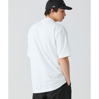 ワンポイントロゴ　オーバーサイズ　ポケット半袖Ｔシャツ　透け防止　速乾　ストレッチ
