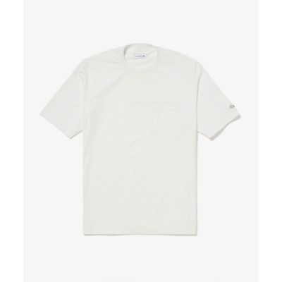 ワンポイントロゴ　オーバーサイズ　ポケット半袖Ｔシャツ　透け防止　速乾　ストレッチ